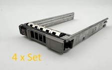 Set 4x Dell 2,5" SFF SAS SATA Hot Swap HDD Caddy Disk Tray PowerEdge 03R81M