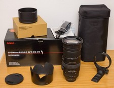 Sigma 50-500mm F4.5-6.3 APO DG OS EX per Nikon - stabilizzato
