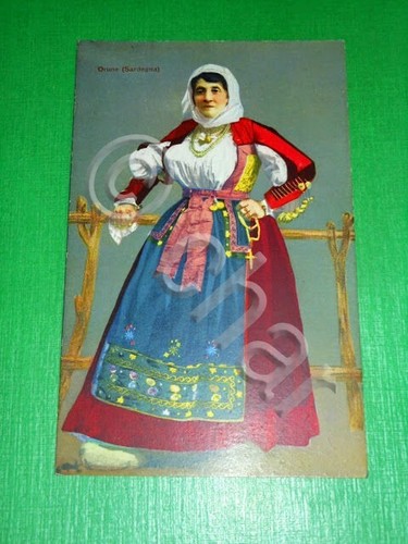 Cartolina costume orune - cartolina, (