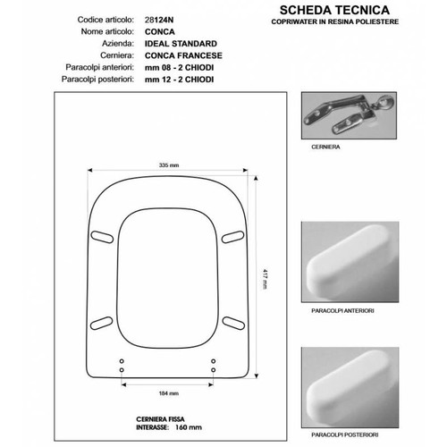 Copriwater ideal standard - ideal,
