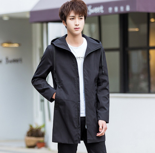 Trench coat uomo casual giacca