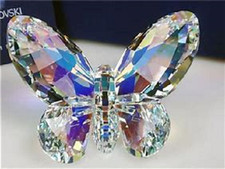 Cristallo Swarovski "BRILLIANT BUTTERFLY-Aurora Boreale" come nuovo-confezionato.