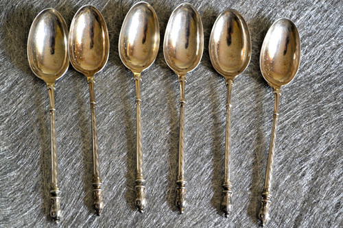 Cuilleres argent russe - 6,