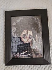 Quadro Edward Mani di Forbice 20x15cm- mosaico diamond painting + cornice 