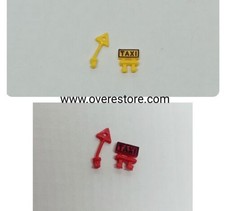 Scritta Taxi/Paletta 1 VERSIONE Ricambio FIAT 124 128 Mebetoys