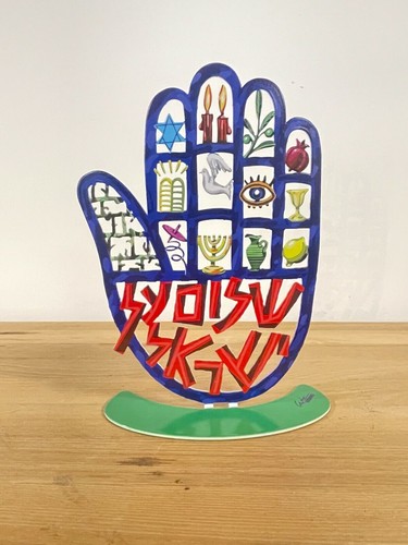 Scultura metallo pop art - in,