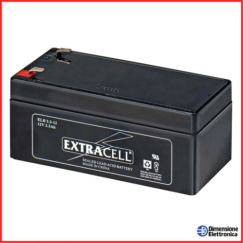 Batteria piombo 12v 3 2ah - 3.3a, 3,2ah