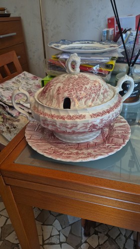 Zuppiera piatto ceramica - e,