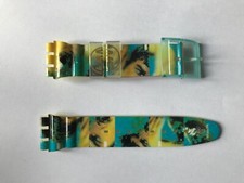 Cinturino SWATCH 19mm-ASBZ103 Mark Spitz-16-21cm-plastica/resina-colorato-acquachrono