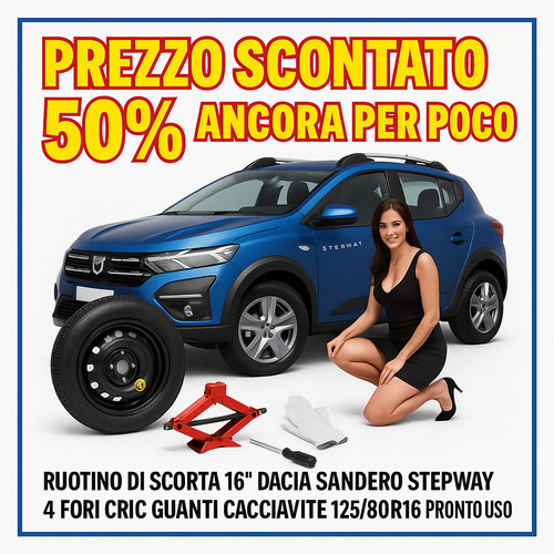 Ruotino scorta dacia - ruotino,