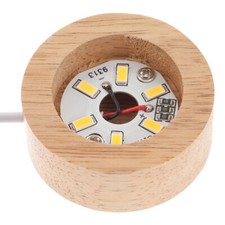 Portalampada LED in legno