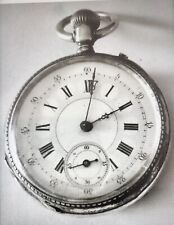 L. Mugnier & C. Geneve- Remontoir a cilindro- 10 Rubini - mm.40. Funzionante.