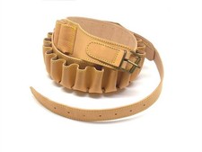 Cartuccera cuoio vacchetta naturale cal. 20