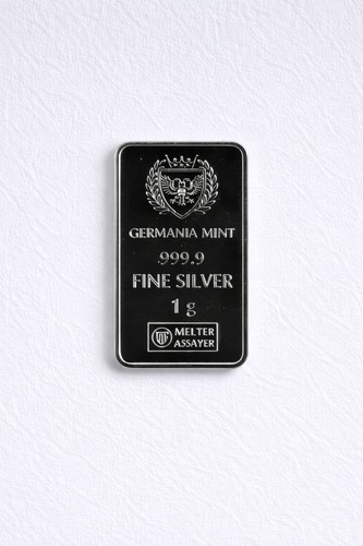 Lingotto argento germania - argento, 1g