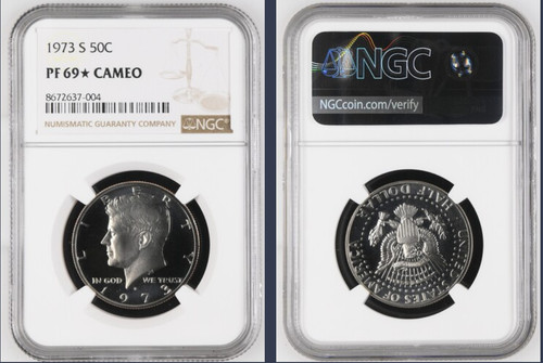 1973 kennedy mezzo dollaro - s,