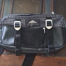 JanSport Black Grid Pattern