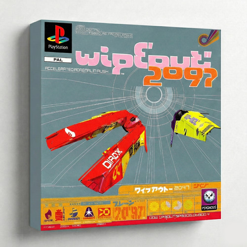Wipeout 2097 canvas art - 2097,