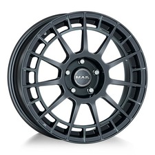 4 cerchi in lega NAD MAK NTT 7x17 4x100 ET 42 GLOSS GUN METALLIC per TOYOTA
