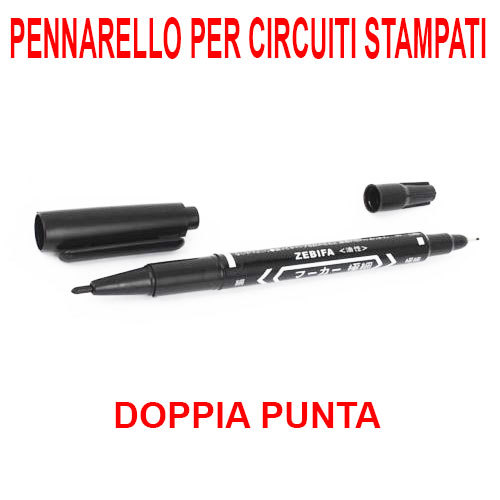 Pennarello doppia punta - , per