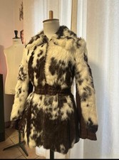 Pelliccia Di Coniglio E Pelle