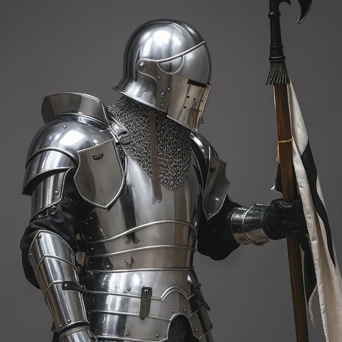 Barbuta cavaliere armatura set - barbuta,