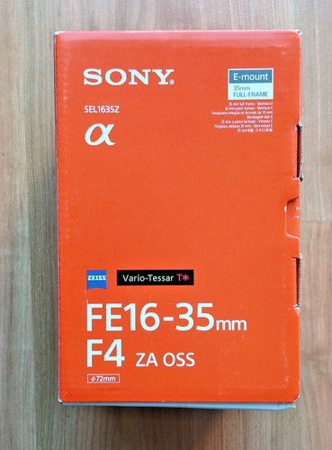 Sony zeiss 35mm f4 za - fe, 16-35mm