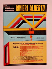 COSTRUZIONI MECCANICHE RINIERI ALBERTO Castelmaggiore - Opuscolo pubblicitario
