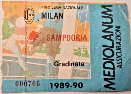 Biglietto san siro - biglietto,