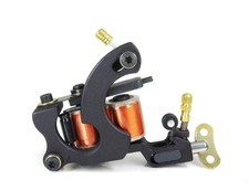 Macchina per tatuaggi Dark Steel Series HEAVY SHADER 8 avvolgenti bobina fornitura body art