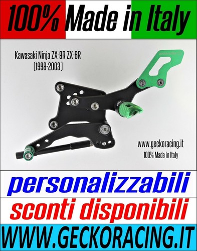 Pedane arretrate regolabili - arretrate,