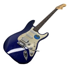 Fender Squier Stratocaster Electric Guitar Blue With Soft Case - Gently Used