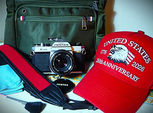 Pentax k1000 con 50mm 0 - f, 2.0