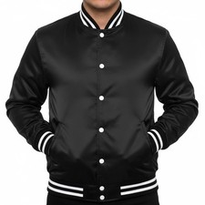Varsity Letterman Giacca Raso