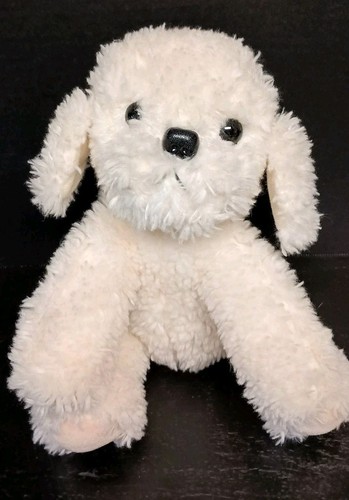 Peluche cane cucciolo bianco