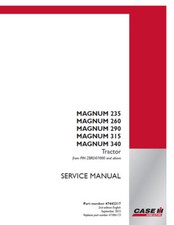 Manuale di servizio trattore