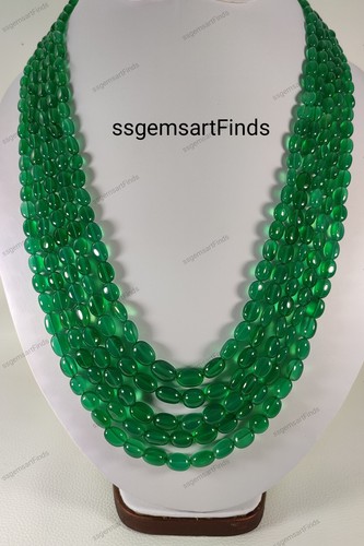 Collana perle forma ovale
