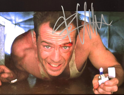 Autografo bruce willis firmato - autografo,