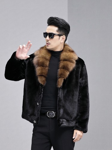 Cappotto uomo pelliccia - , visone