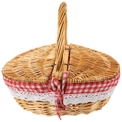 Ceste vimini con coperchio - vimini,
