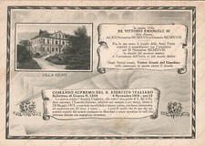 ABANO TERME Stazione Termale Villa Vettor Giusti Armistizio Padova Cartolina