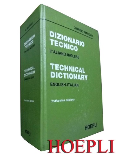 Dizionario tecnico - dizionario,