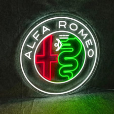 Insegna Alfa Romeo Moderna LED