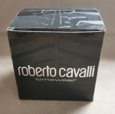 Roberto Cavalli vintage satin and denim pochette watch box for any models nos