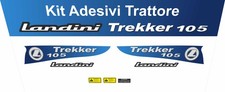 KIT ADESIVI DECALCOMANIA TRATTORE LANDINI TREKKER 105 CON AVVERTENZE