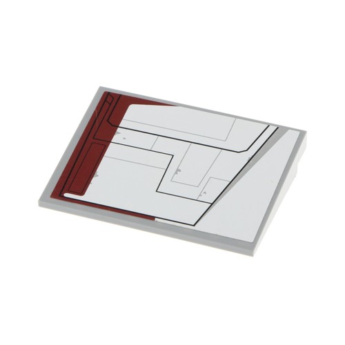 Mattoncino lego 6x8x1 - mattoncino,