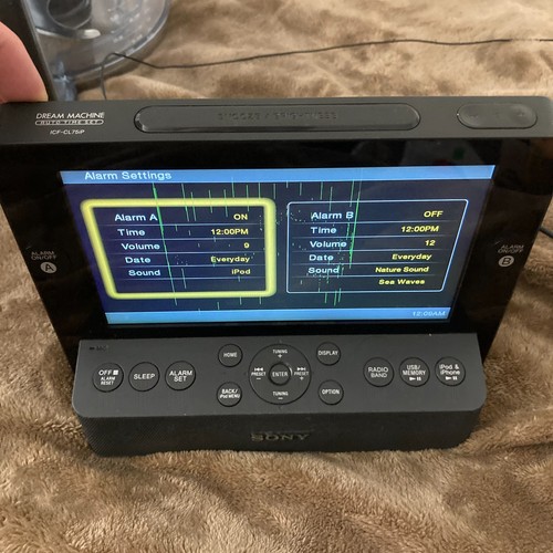 Sony dream machine icf cl75ip - dream, icf-cl75ip
