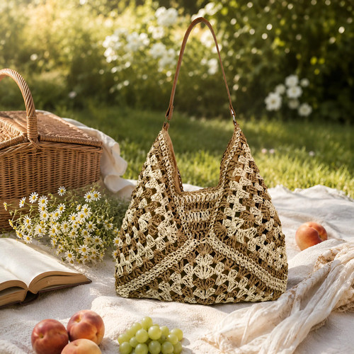 Borsa tracolla paglia - borsa,