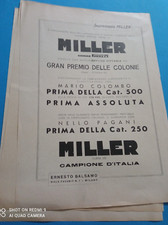 1934 G.P. DELLE COLONIE NAPOLI MOTO MILLER BENELLI GUZZI NORTON RUDGE VELOCETTE