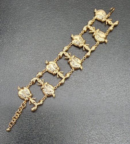 Bracciale vintage tono oro - tono,