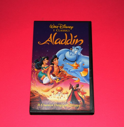 Vhs walt disney aladdin - disney,